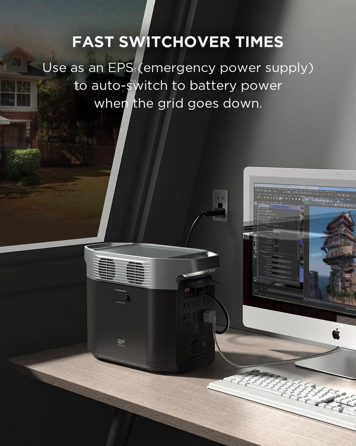 EcoFlow DELTA 2 Portable Power Station 1800W 1024Wh