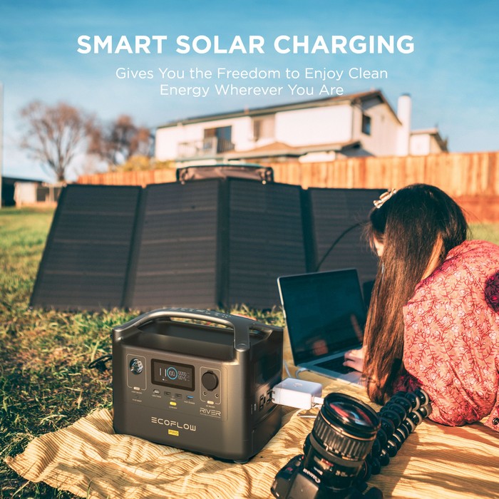 EcoFlow RIVER Pro + 160W Portable Solar Panel Bundle