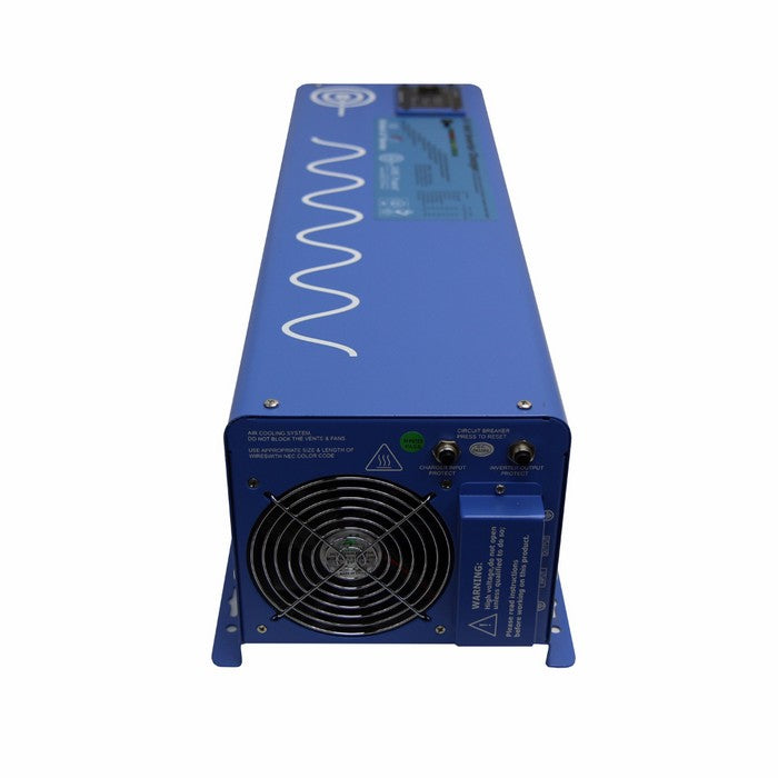 6000 Watt Pure Sine Power Inverter Charger 48Vdc to 120Vac with automatic transfer switch
