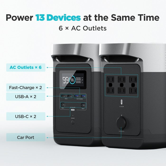 EcoFlow DELTA 1000 Portable Power Station 1008Wh