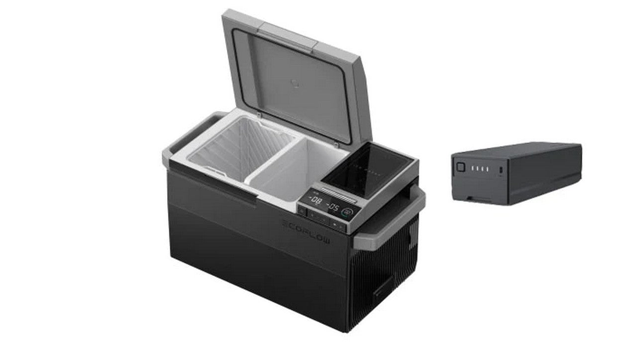 EcoFlow GLACIER Portable Fridge, Freezer, Icemaker + Plug-in Battery Bundle
