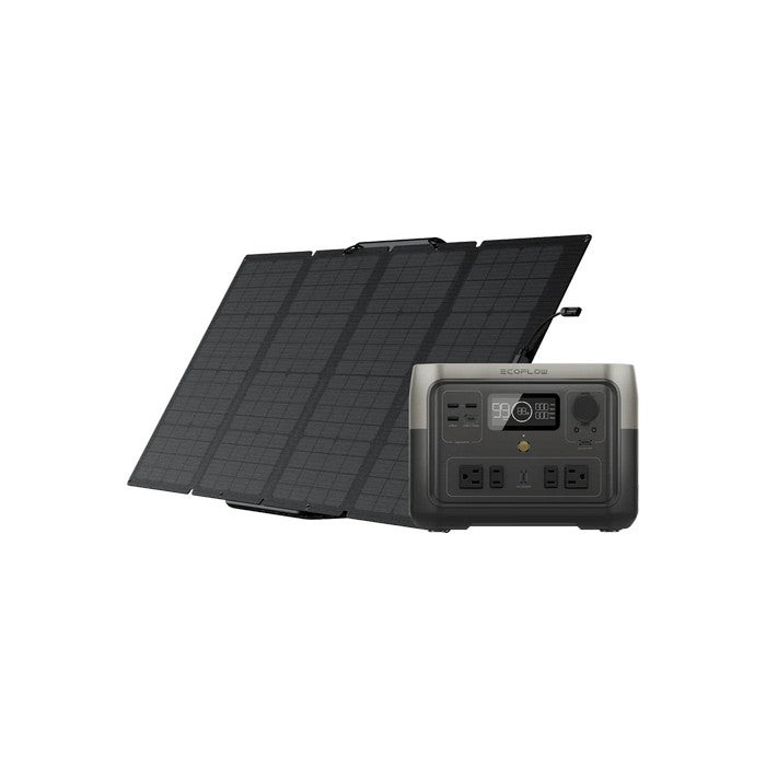 EcoFlow RIVER 2 Max with 160W Portable Solar Panel