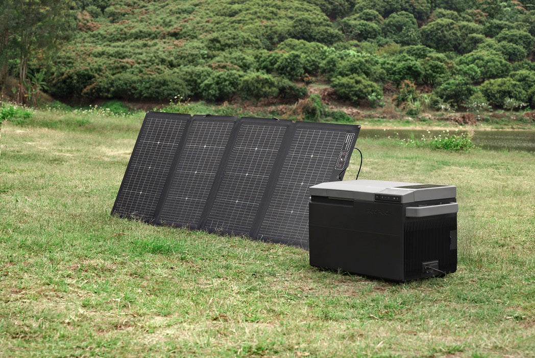 EcoFlow GLACIER Portable Refrigerator with Plug-in Battery and Solar Panel
