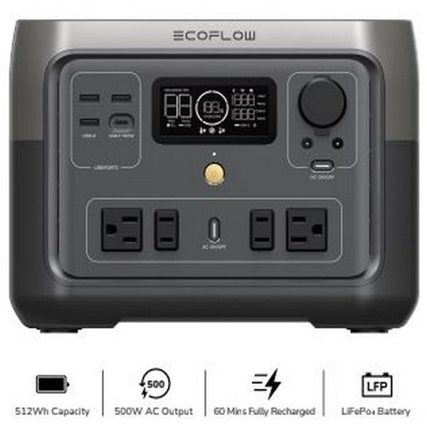 EcoFlow DELTA 2 Portable Power Station 1024Wh Certified Refurbished,  LiFePO4