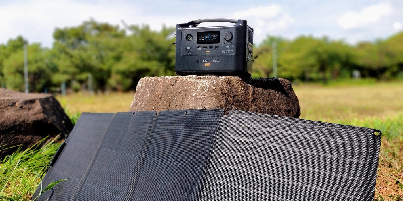 EcoFlow RIVER Pro + 160W Portable Solar Panel Bundle